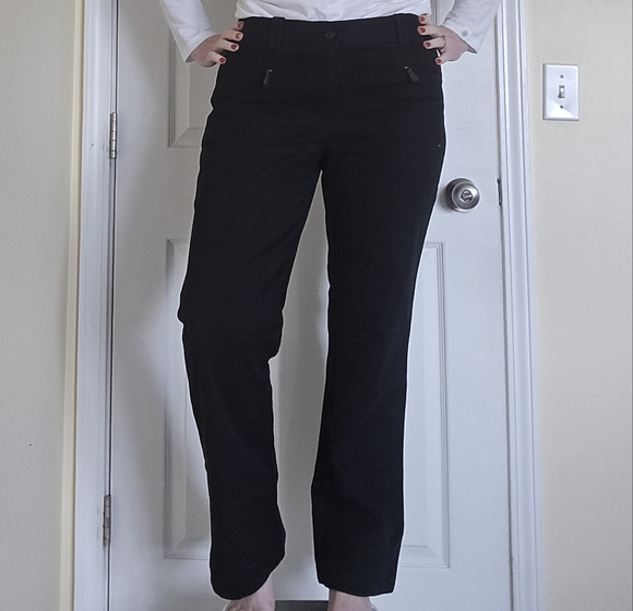 Talbots Pants - Talbots Women's Classic Black Straight Leg Pants